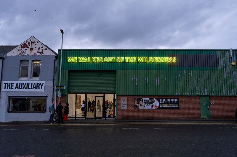 The Auxiliary art project, We Walked Out of the Wilderness, John Ayscough by Kev Howard