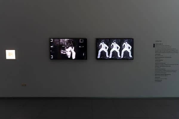 An image of Libby Heaney's exhibition installation