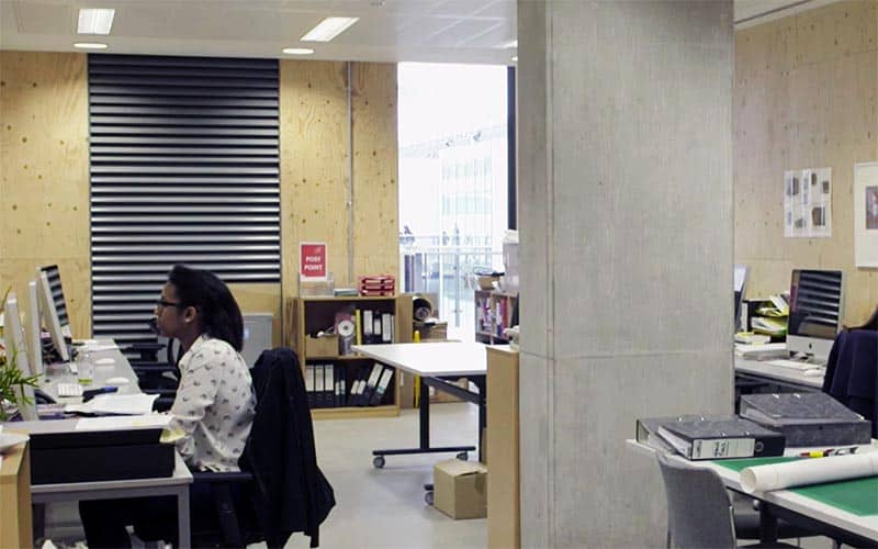 A photo of an office