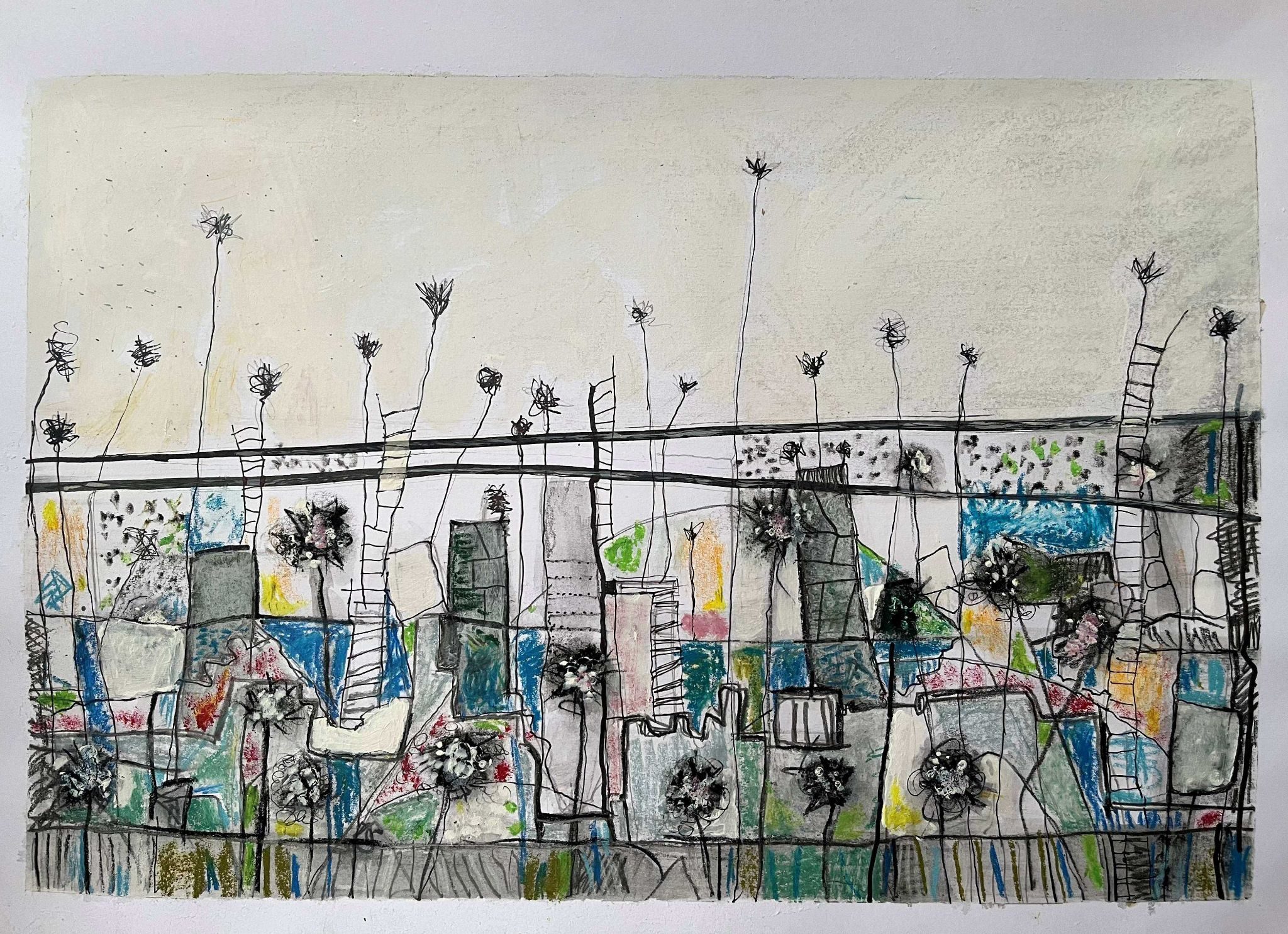 mixed media on paper