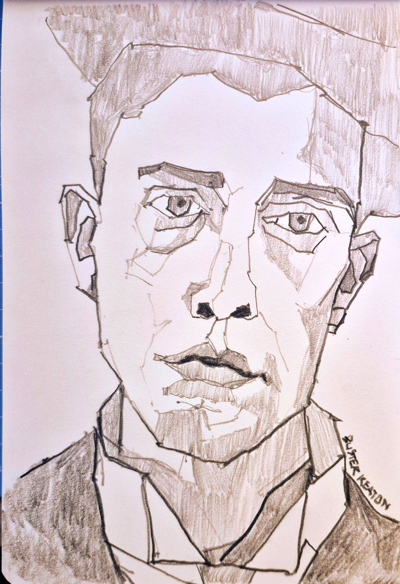 Portrait of Buster Keaton