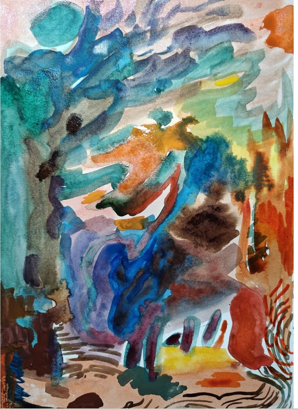 Watercolour painting