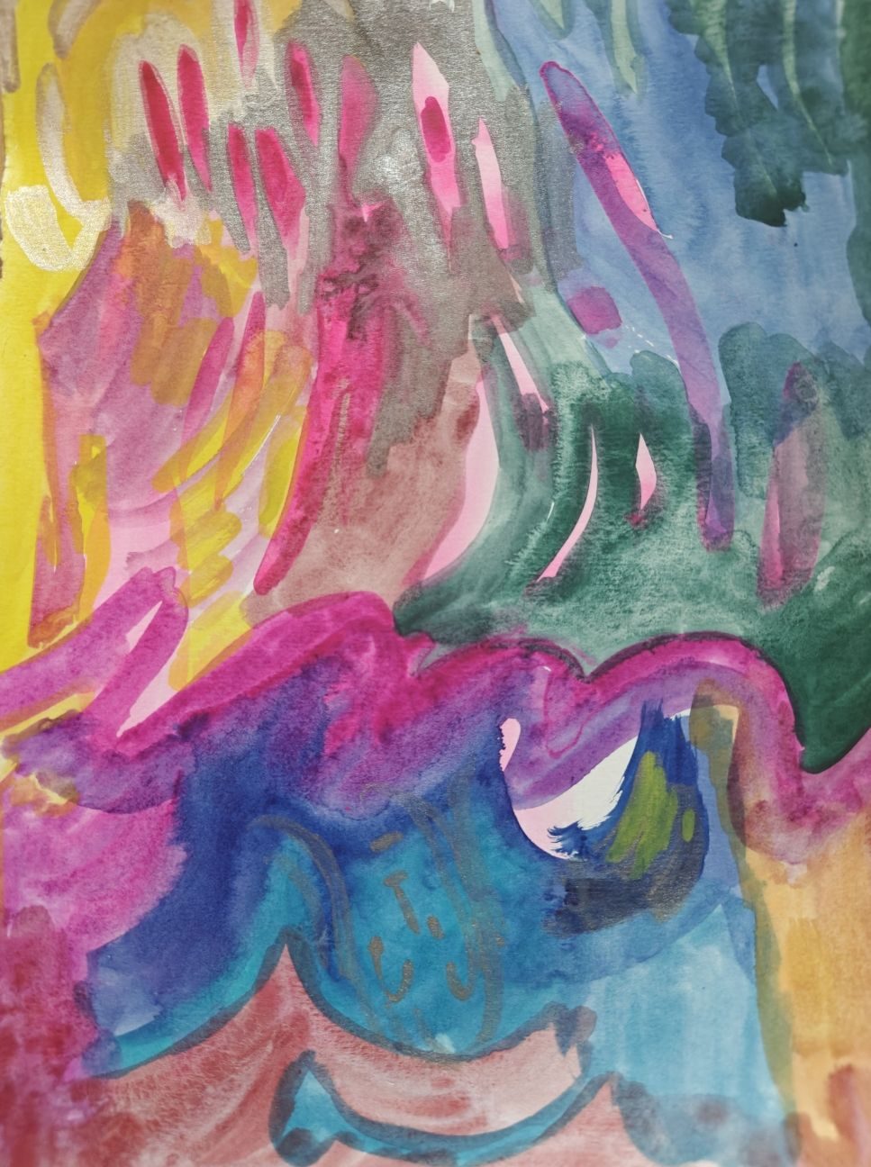 Watercolour painting