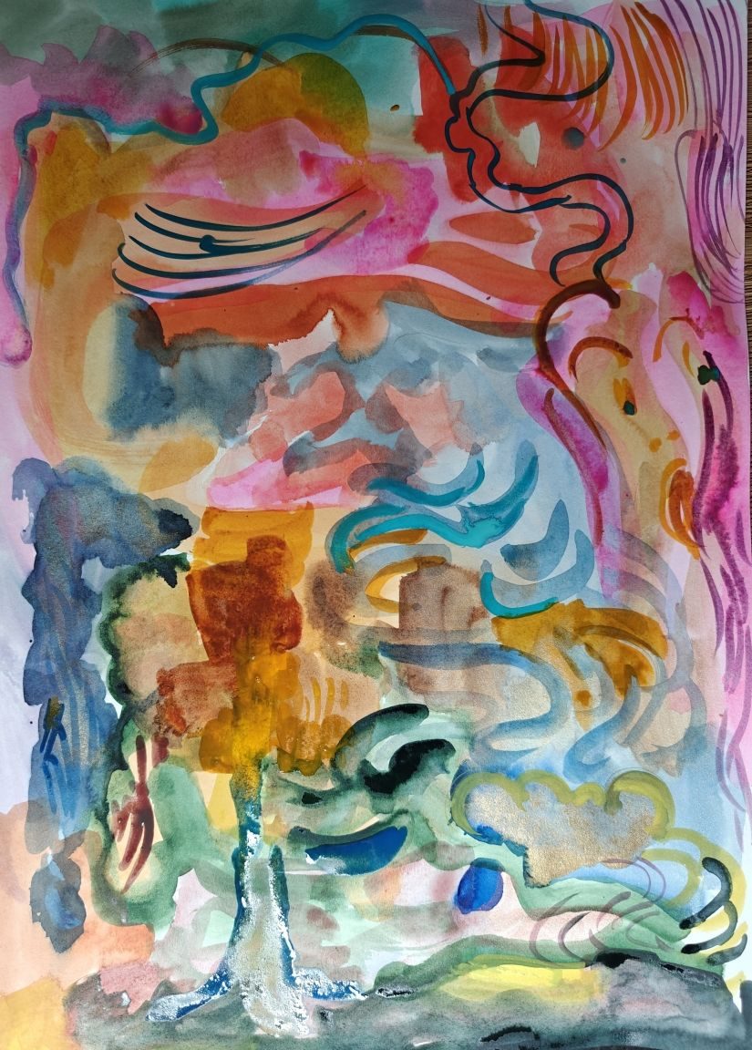 Watercolour painting