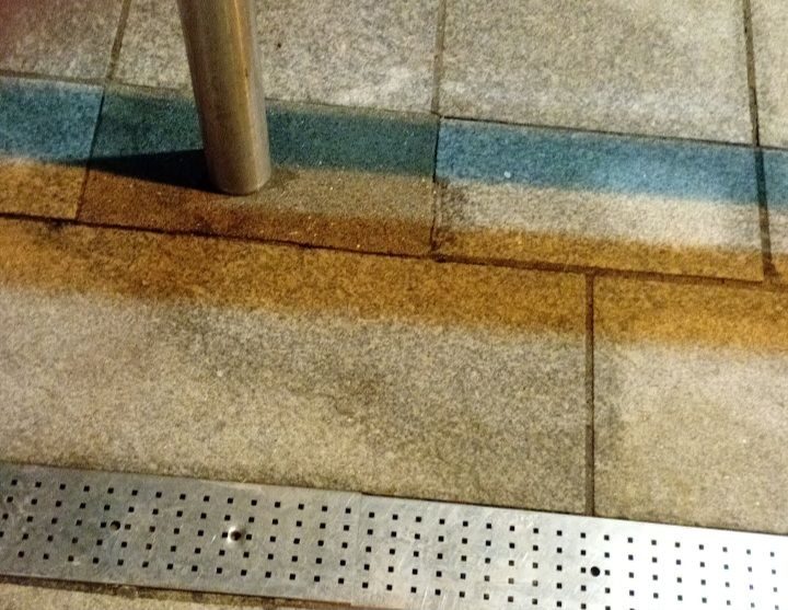 Photo of a part of a rail station platform