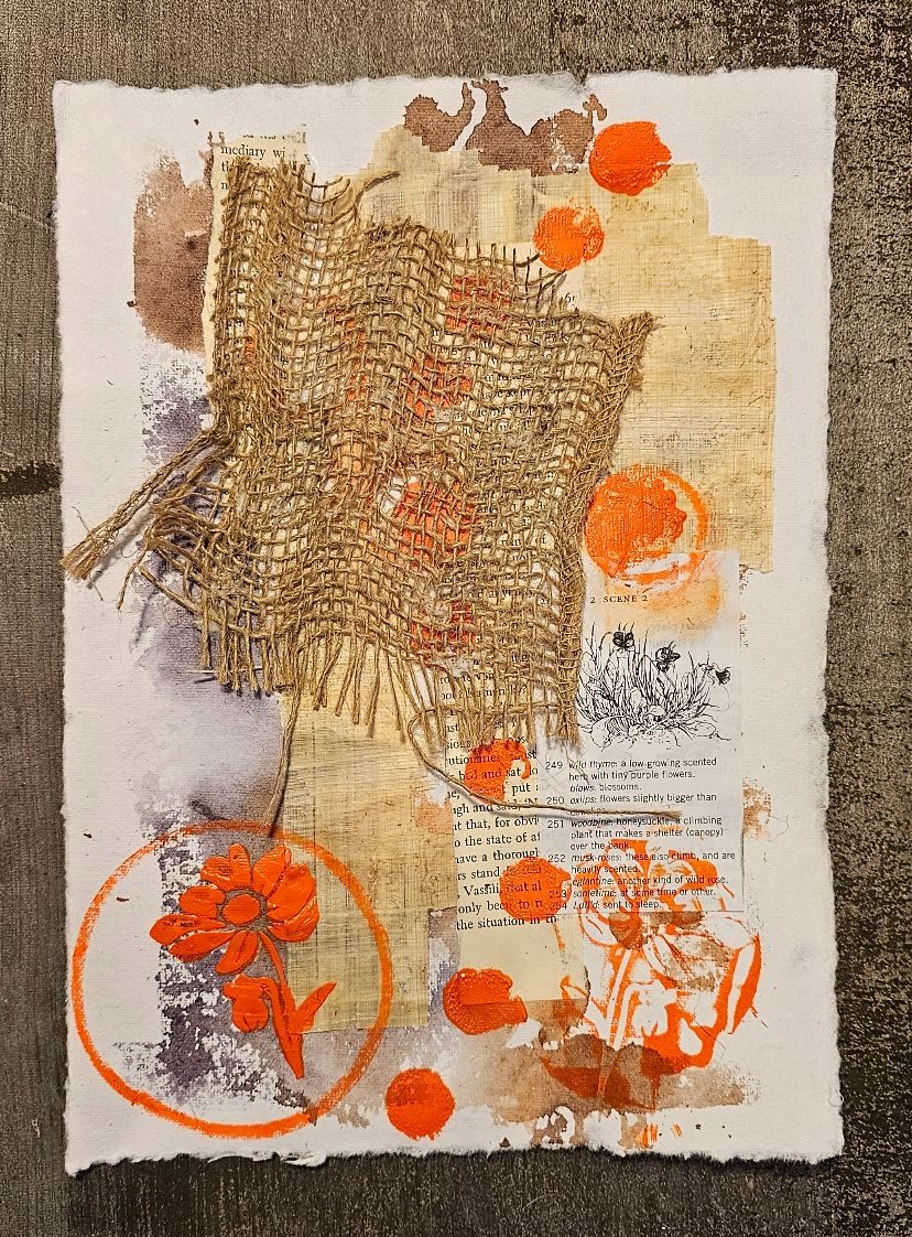 Mixed media collage