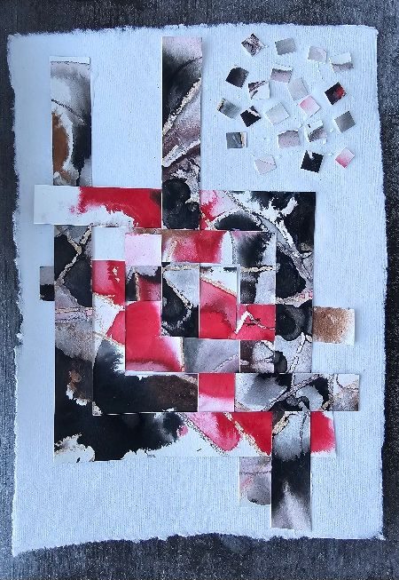 Acrylic ink on paper