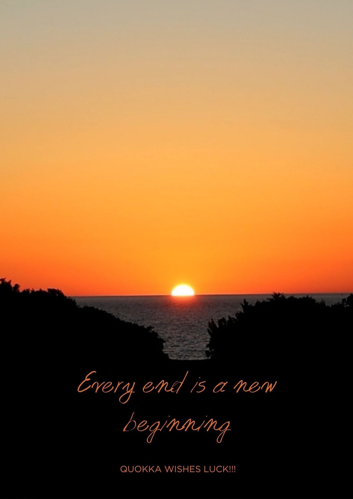 Image of a sunset on a summer trip