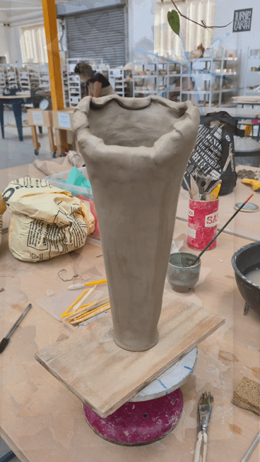 Starting to work with clay, the highs, the lows, the mess and the experiment