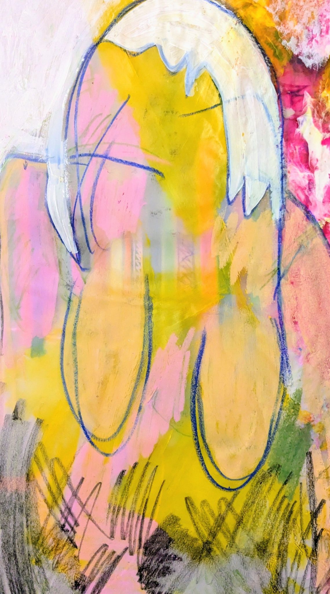 Abstract image of a naked woman