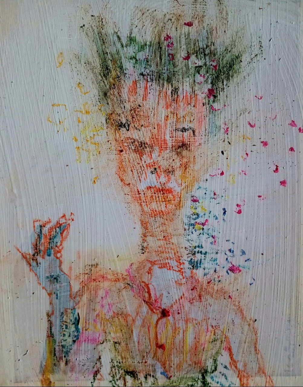 A caricature portrait drawing