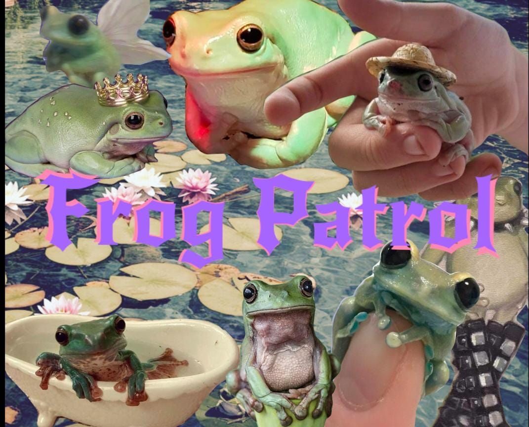 A flag with the words 