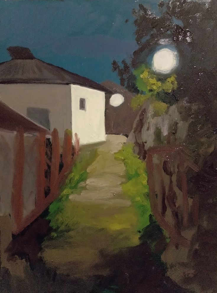 Oil on board 35x25cm