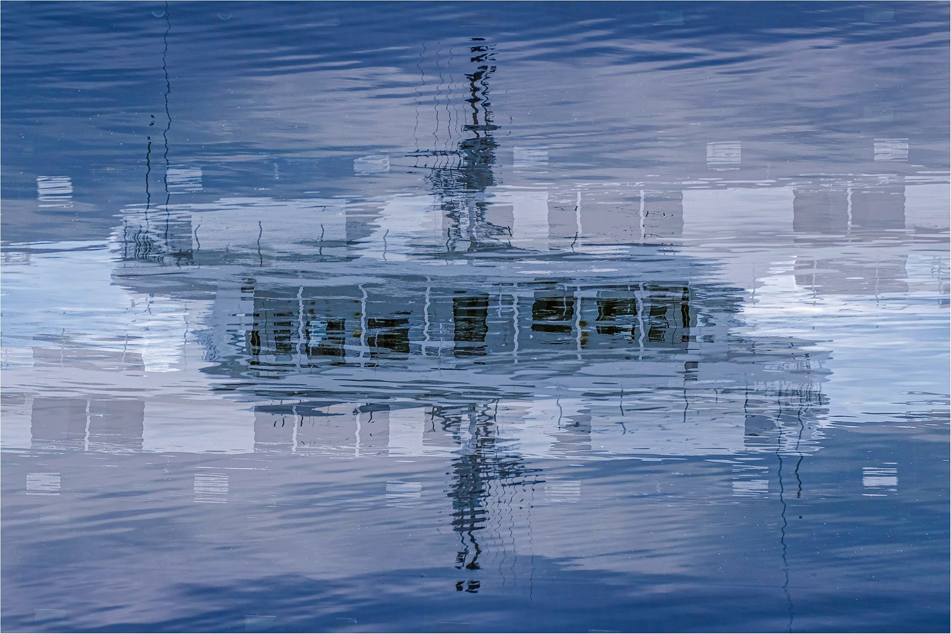 A multiple exposure image processed while I was making soup