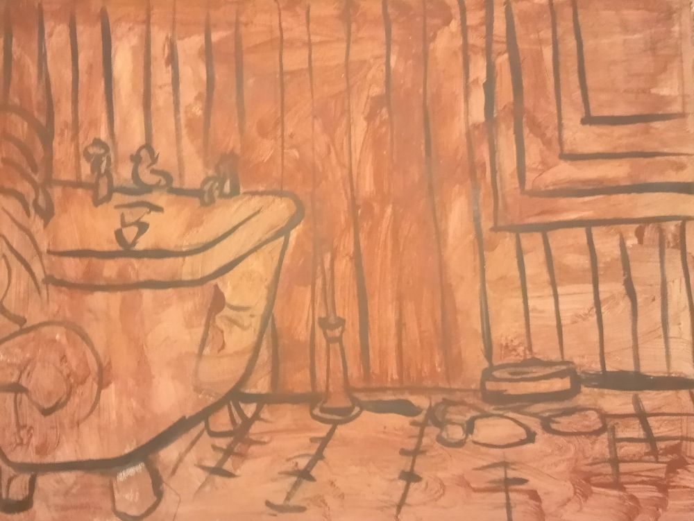 Acrylic on board 25x35cm