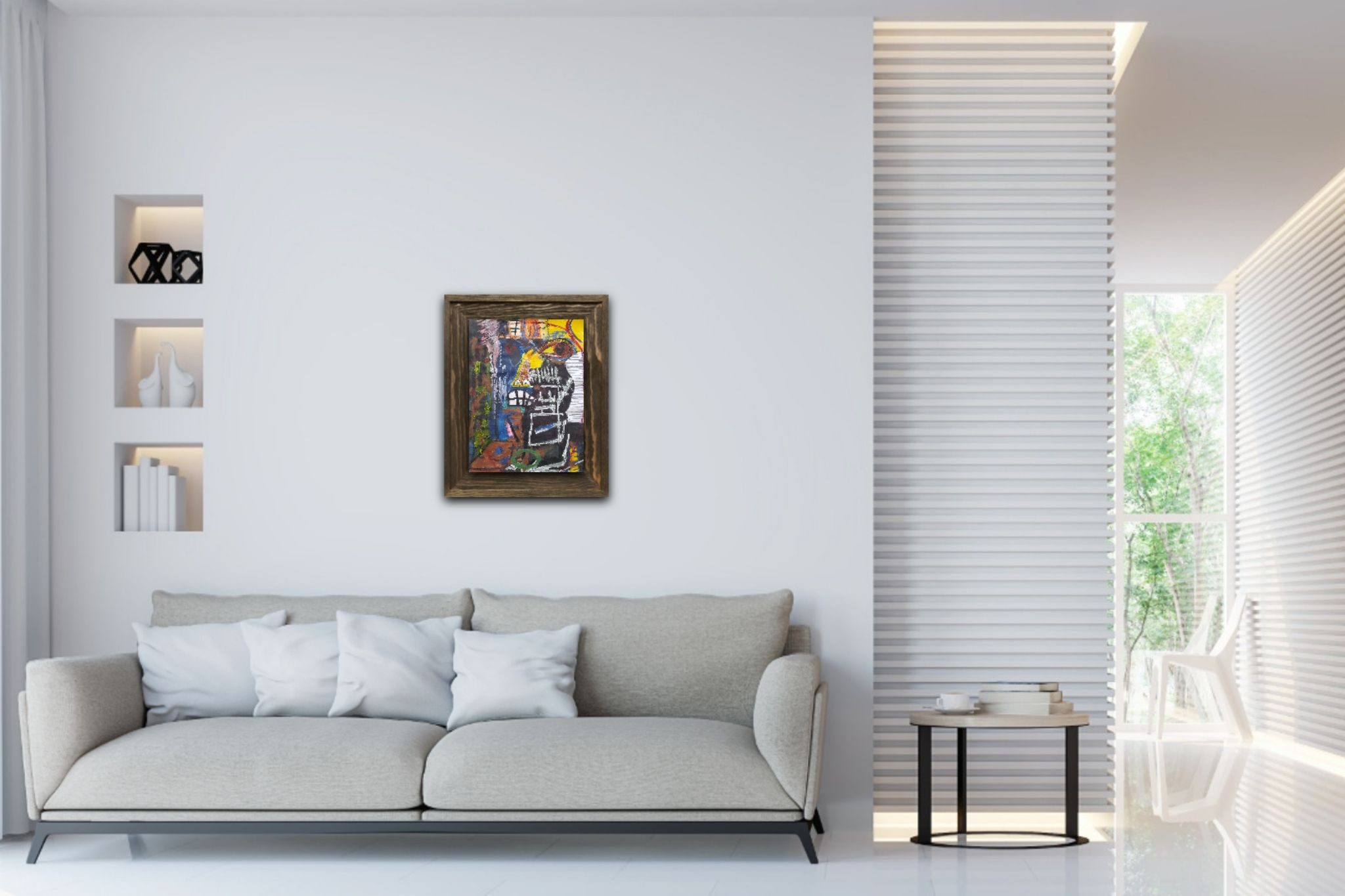 Oli pastels ,crayons and acrylic/ watercolor