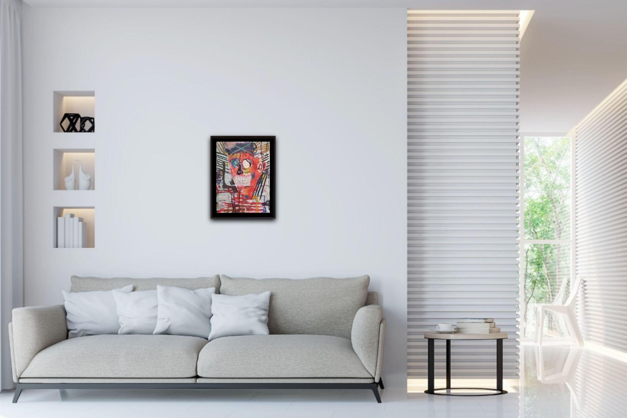 Oli pastels ,crayons and acrylic/ watercolor