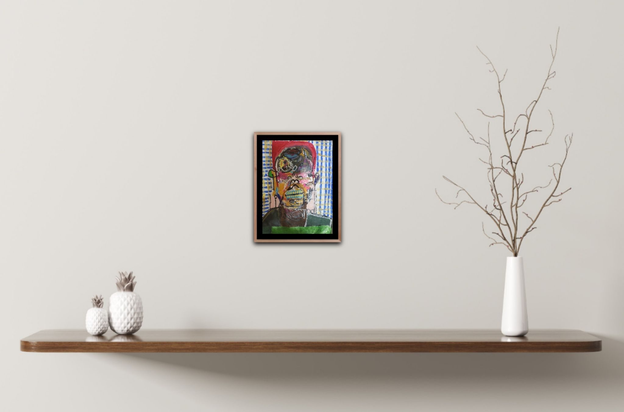 Oli pastels ,crayons and acrylic/ watercolor