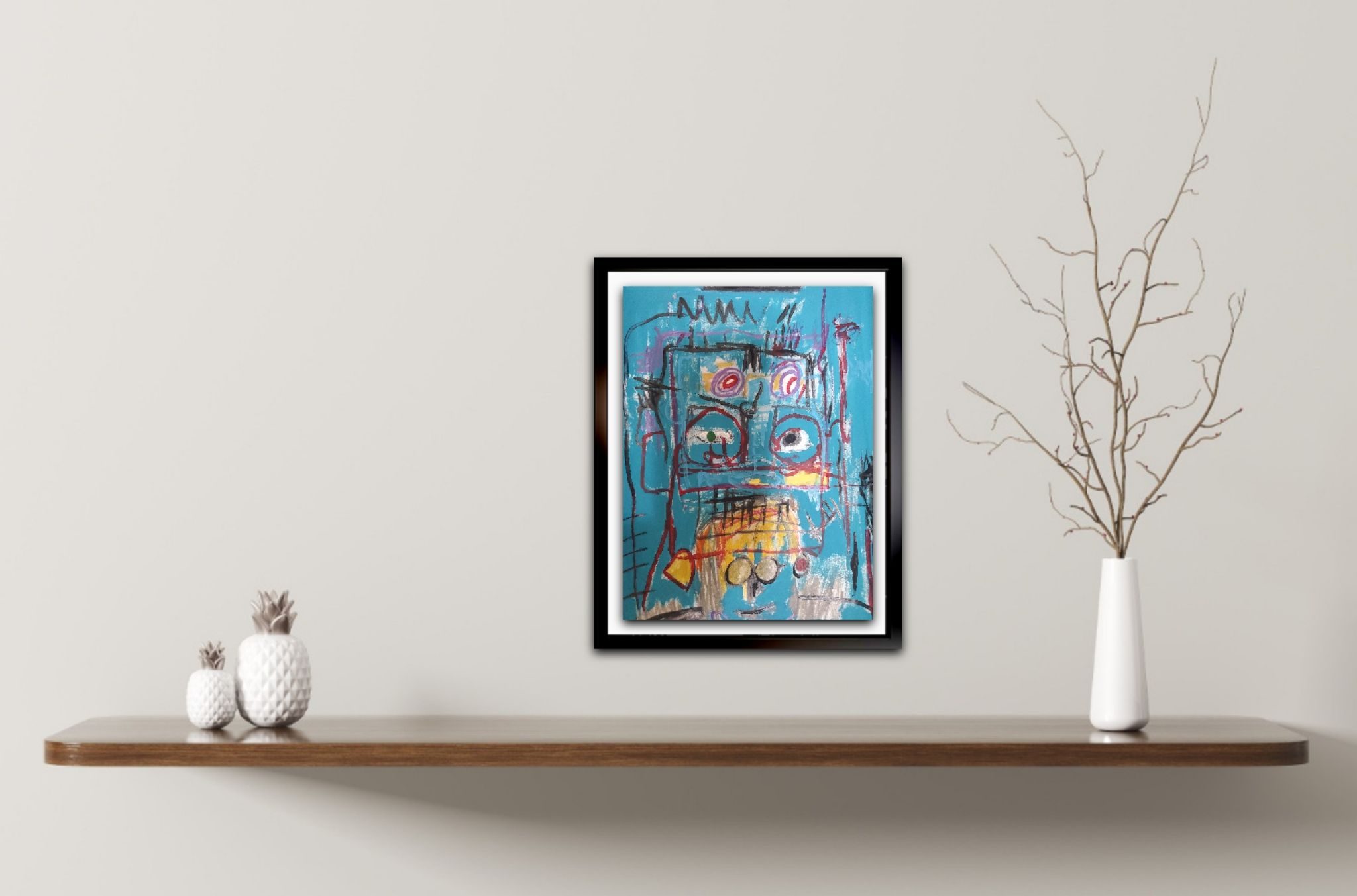 Oli pastels ,crayons and acrylic/ watercolor