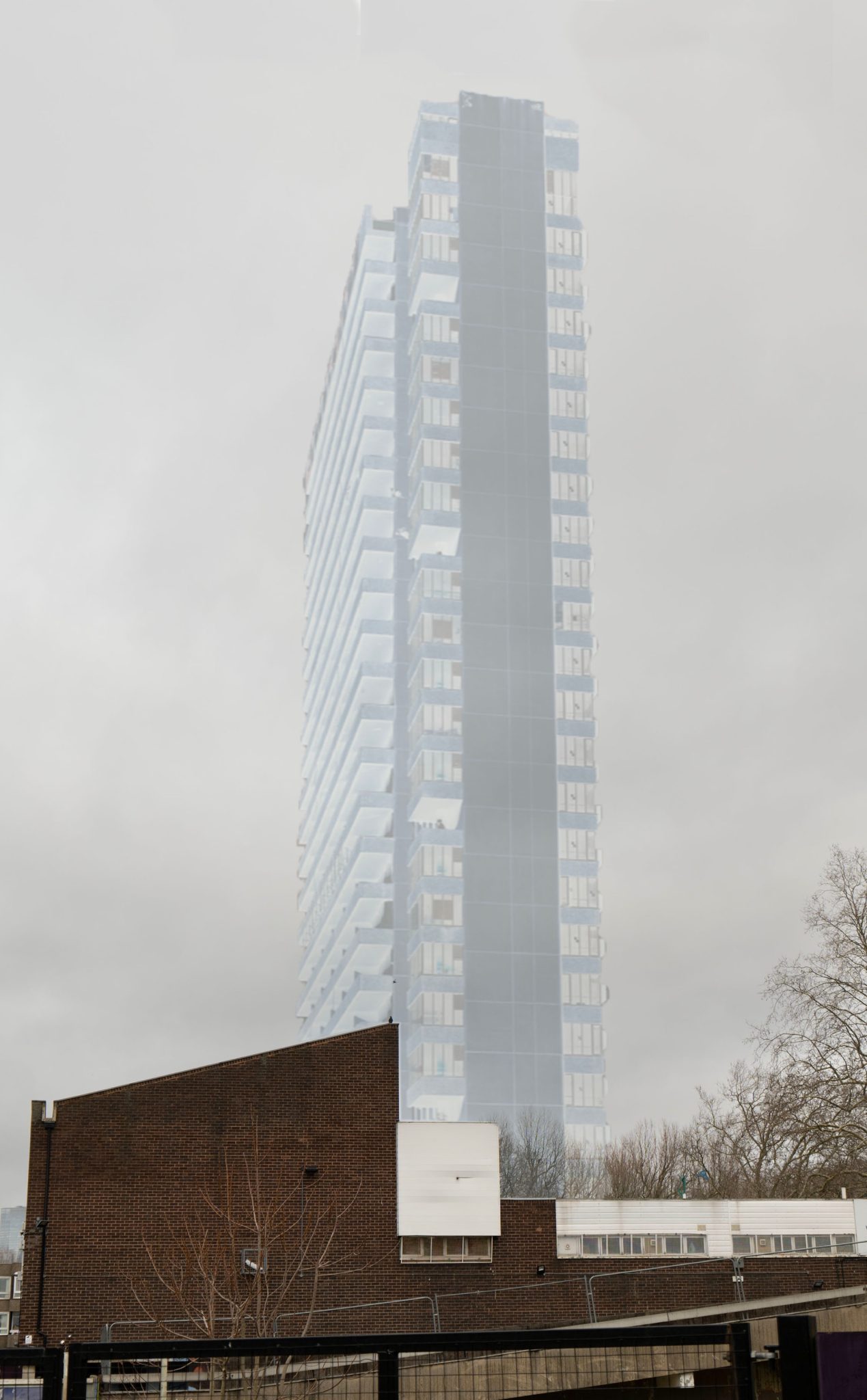 The ghost of Maydew House, demolished by Southwark Council in 2025