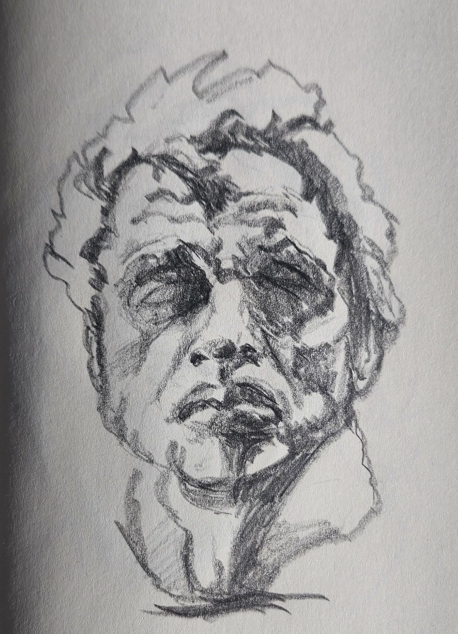 sketch of a face