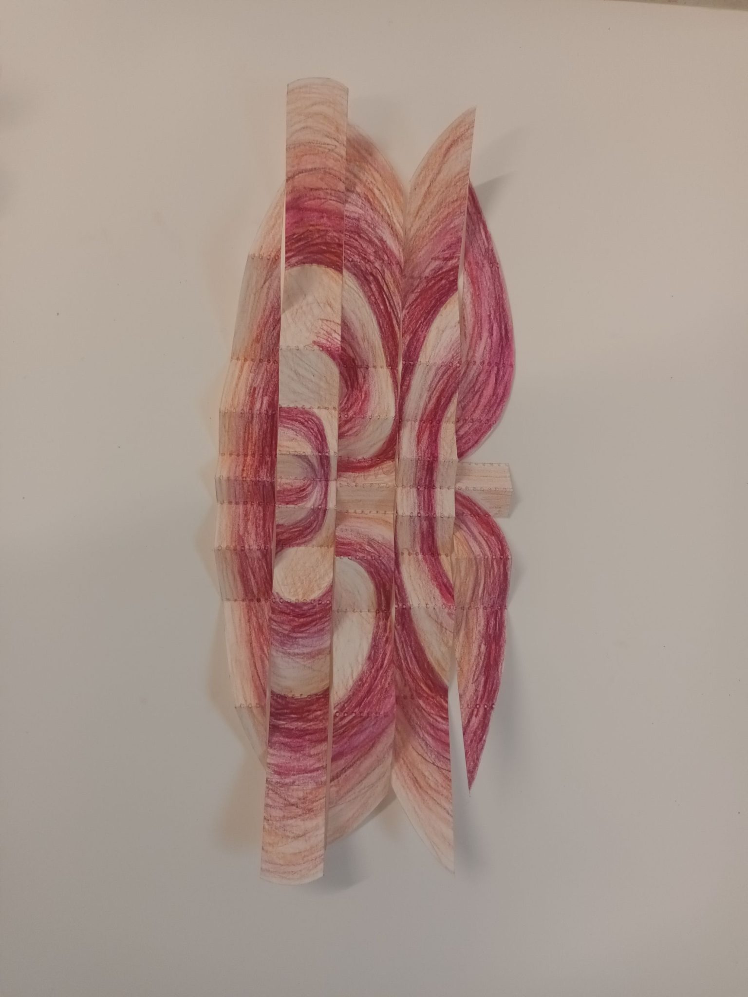 Abstract 3d paper arrangement