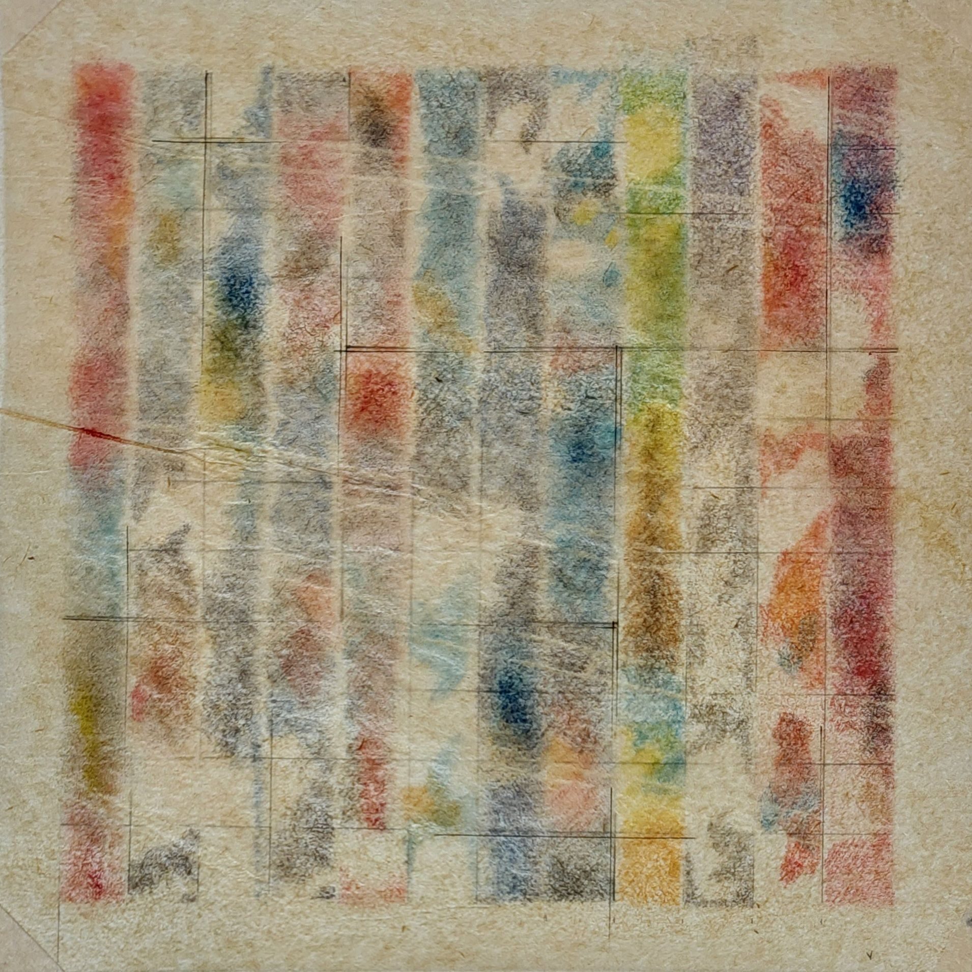 An exploration of memory as a physical material, imagining columns of experience as frayed ribbons torn from the glossy surface of the everyday