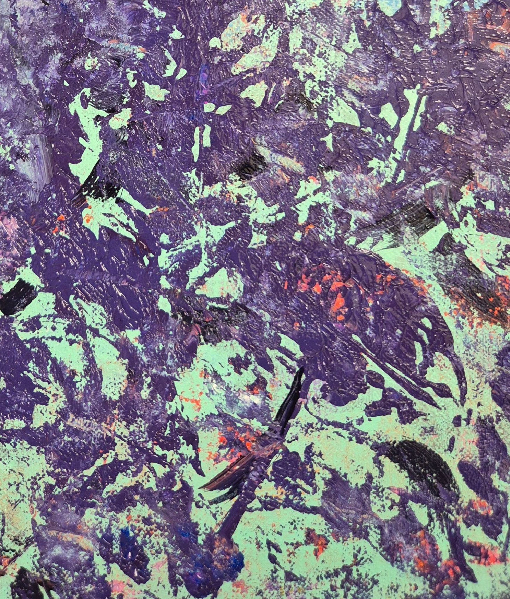 This work isn’t about fixing what’s broken, but about responding to it. The marks are interruptions — moments where I tried to repair, cover, or hold things in place. The surface stays fractured, but the act of making becomes the fix