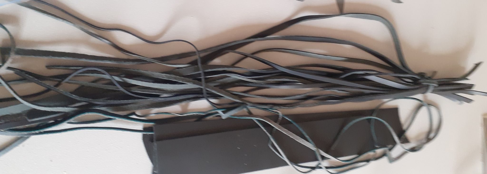 Leather cut lines bands