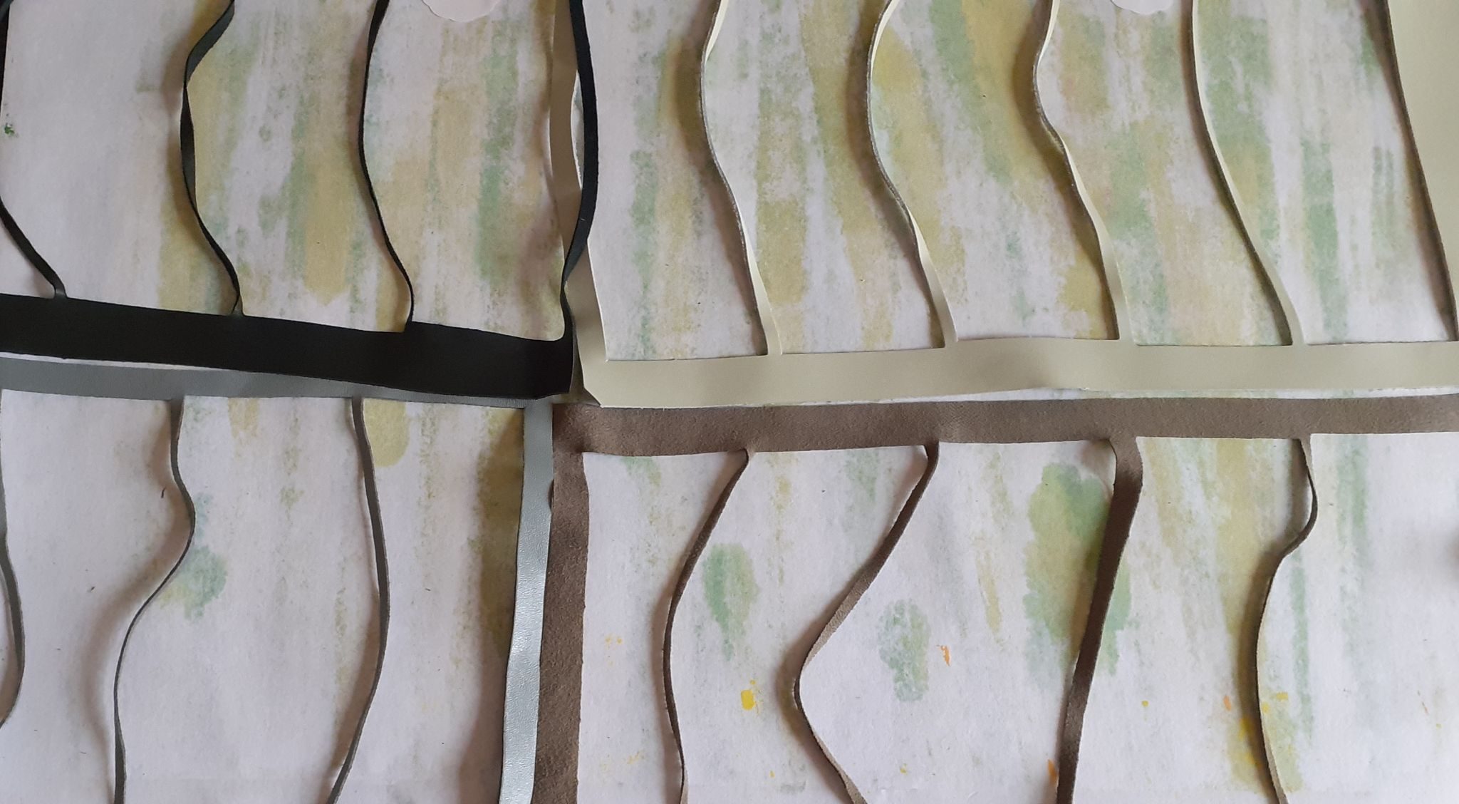 Leather recycled recycled on a paper recycled