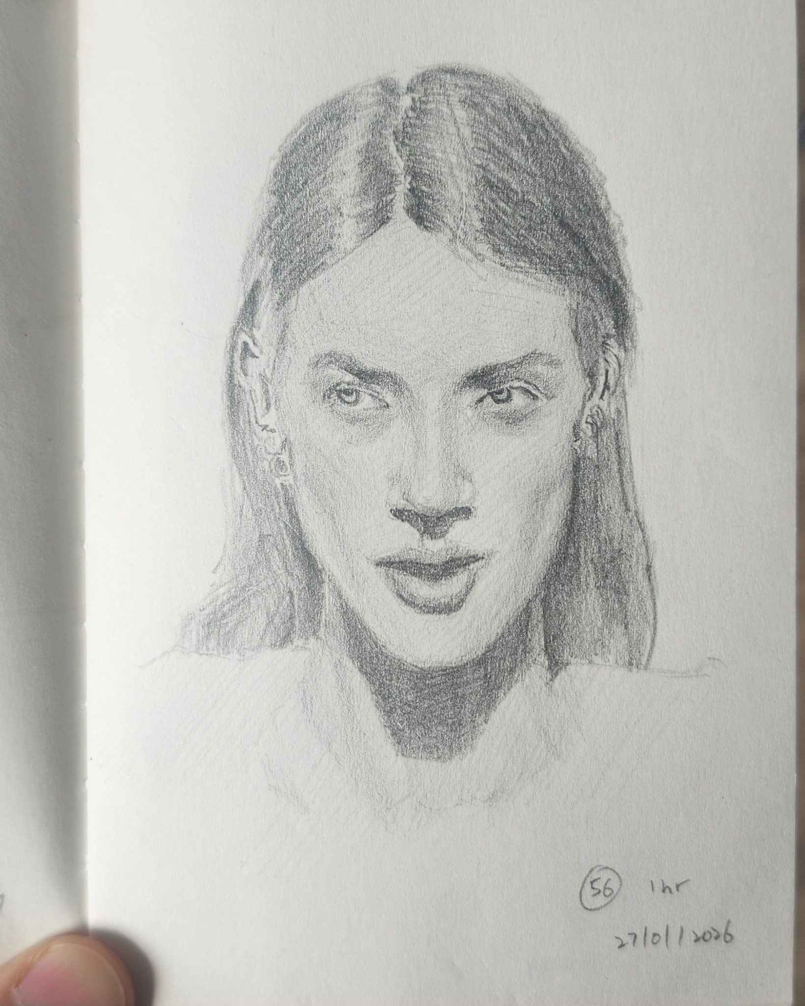 sketch of a face