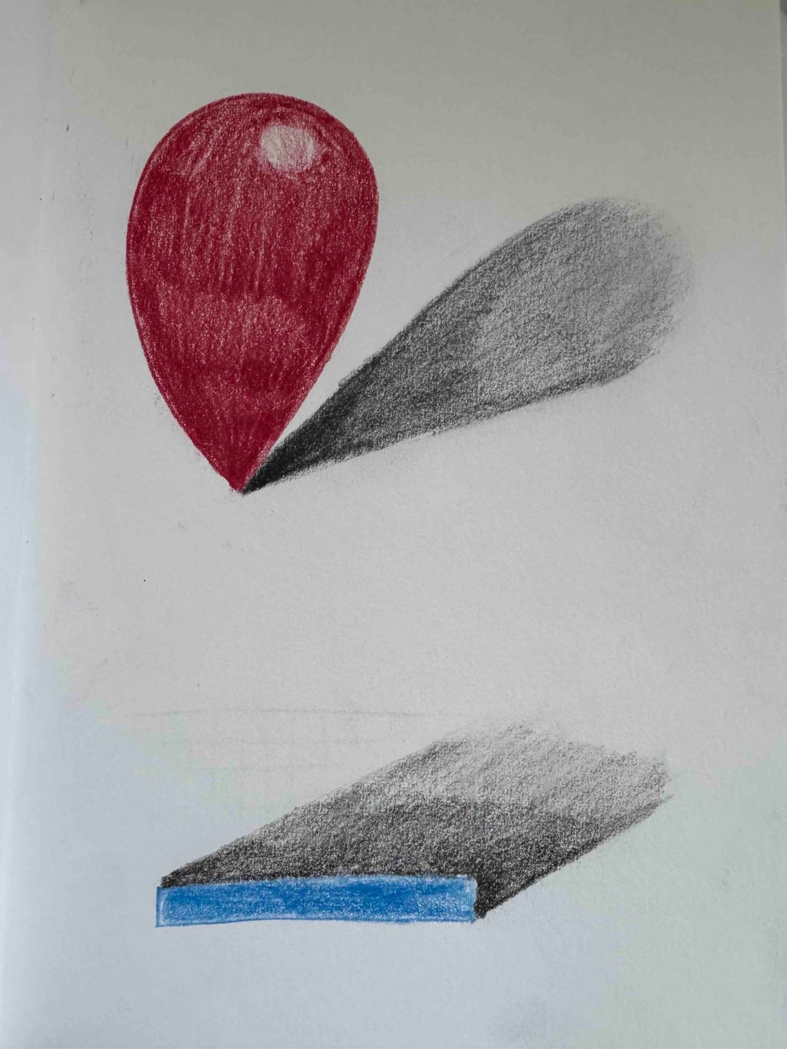 shapes with a strong shadow behined