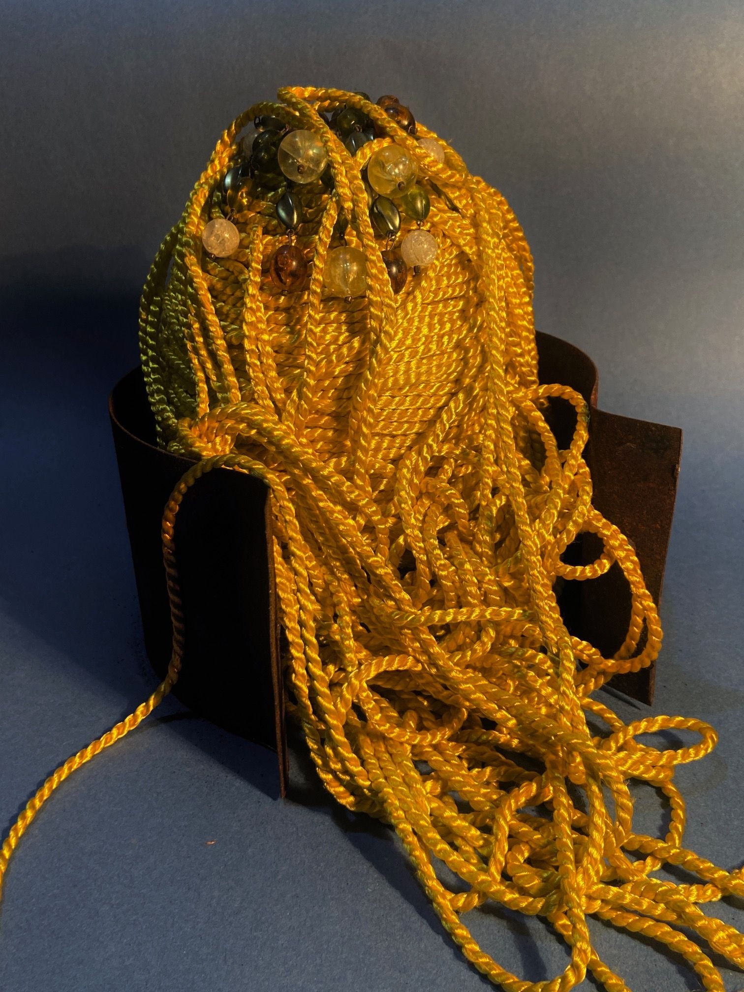 gems have burst out of the golden mountain and the chord is gushing through the surrounding walls