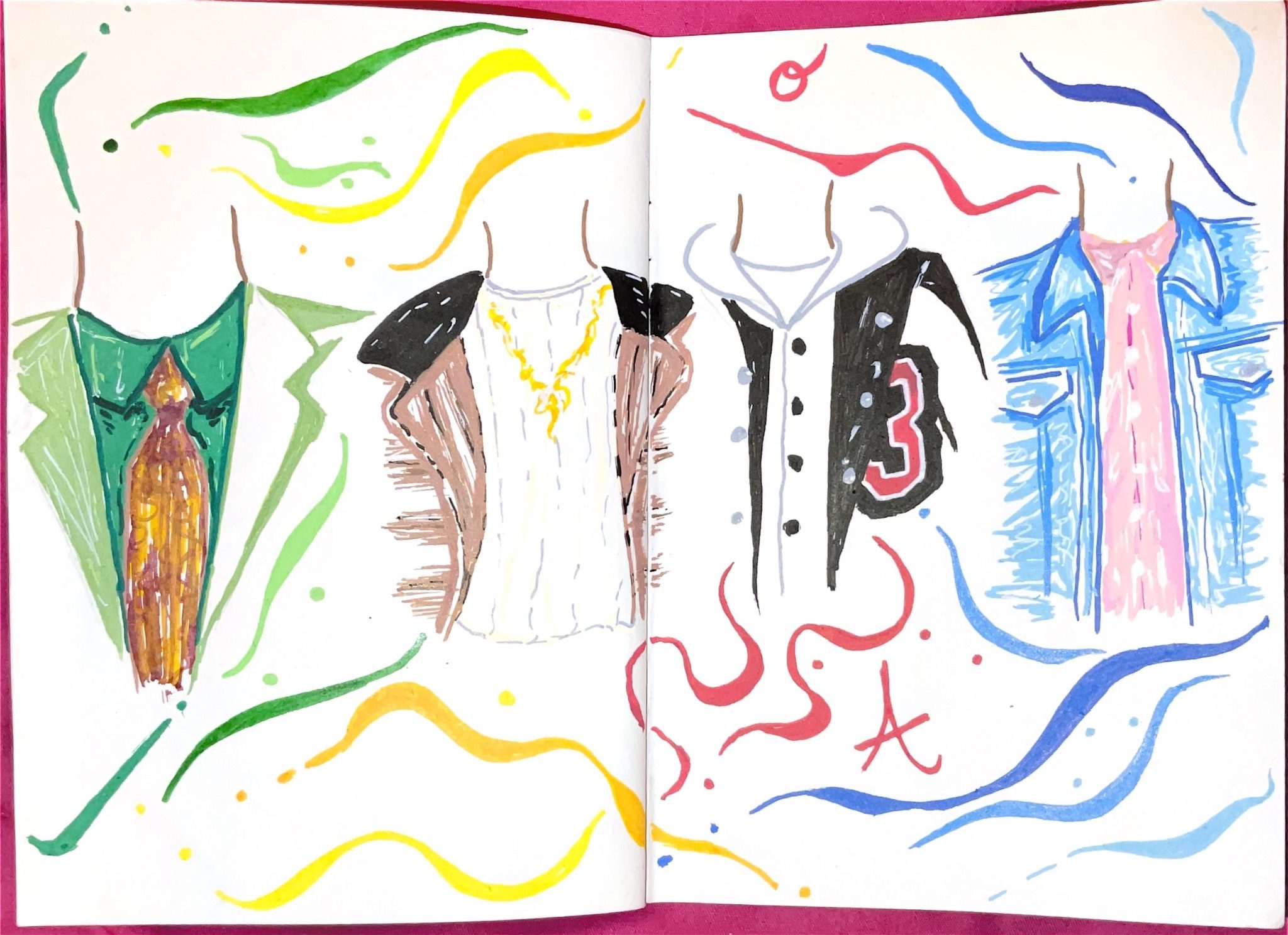 Acrylic pens - 4 men’s outfits inspired by Boyz II Men’s End of the Road music video