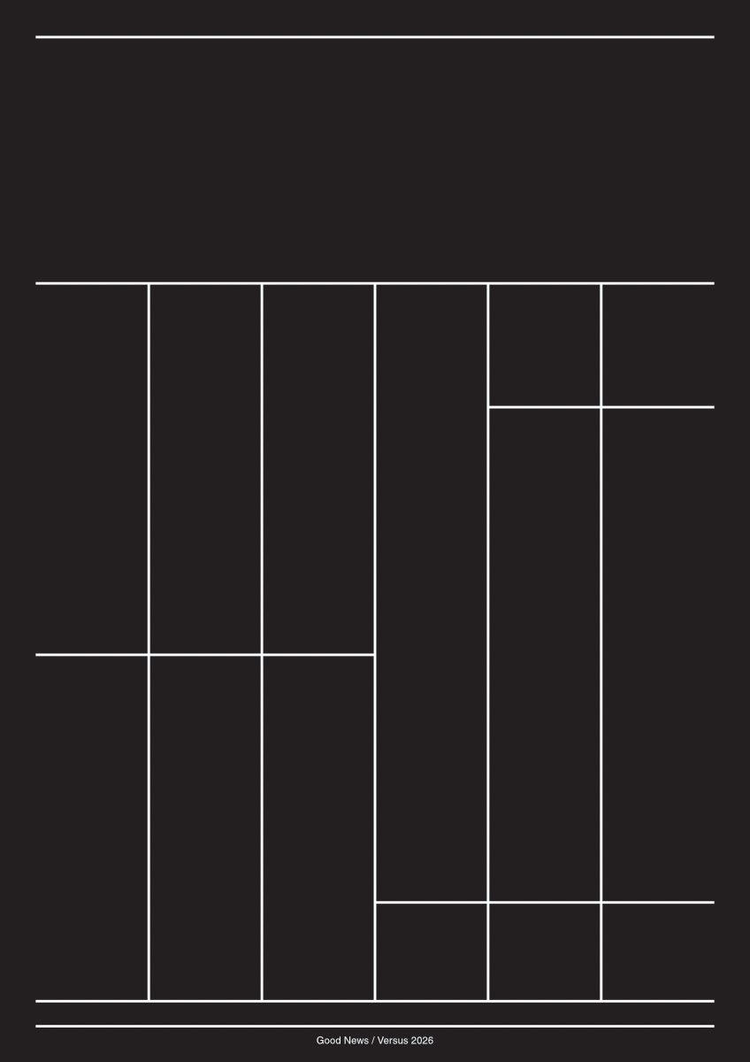 Mimic a newspaper layout without any content. No news is good news. Ignorance is bliss.