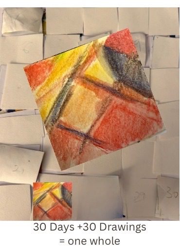 30 Days +30 Drawings = one whole