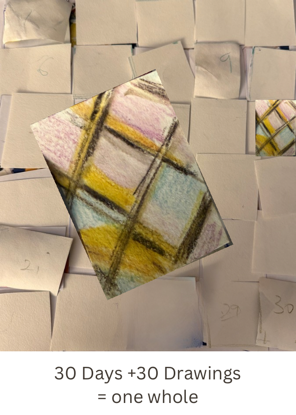 30 Days + 30 Drawings = one whole