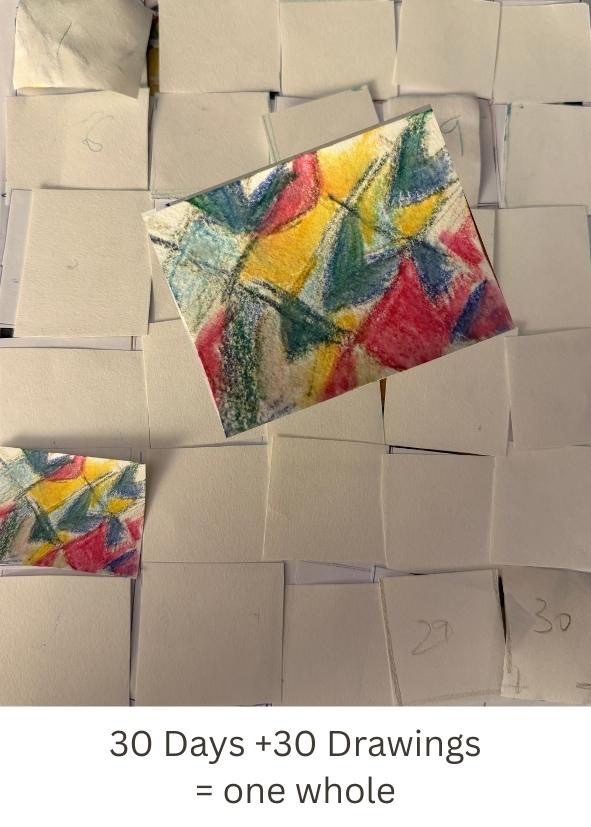 30 Days + 30 Drawings = 1 whole