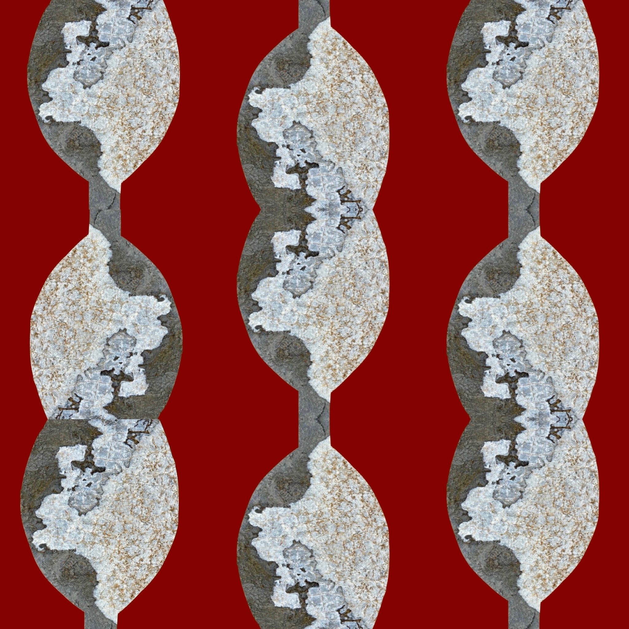 Digital doodle rock-vessels repeat pattern
