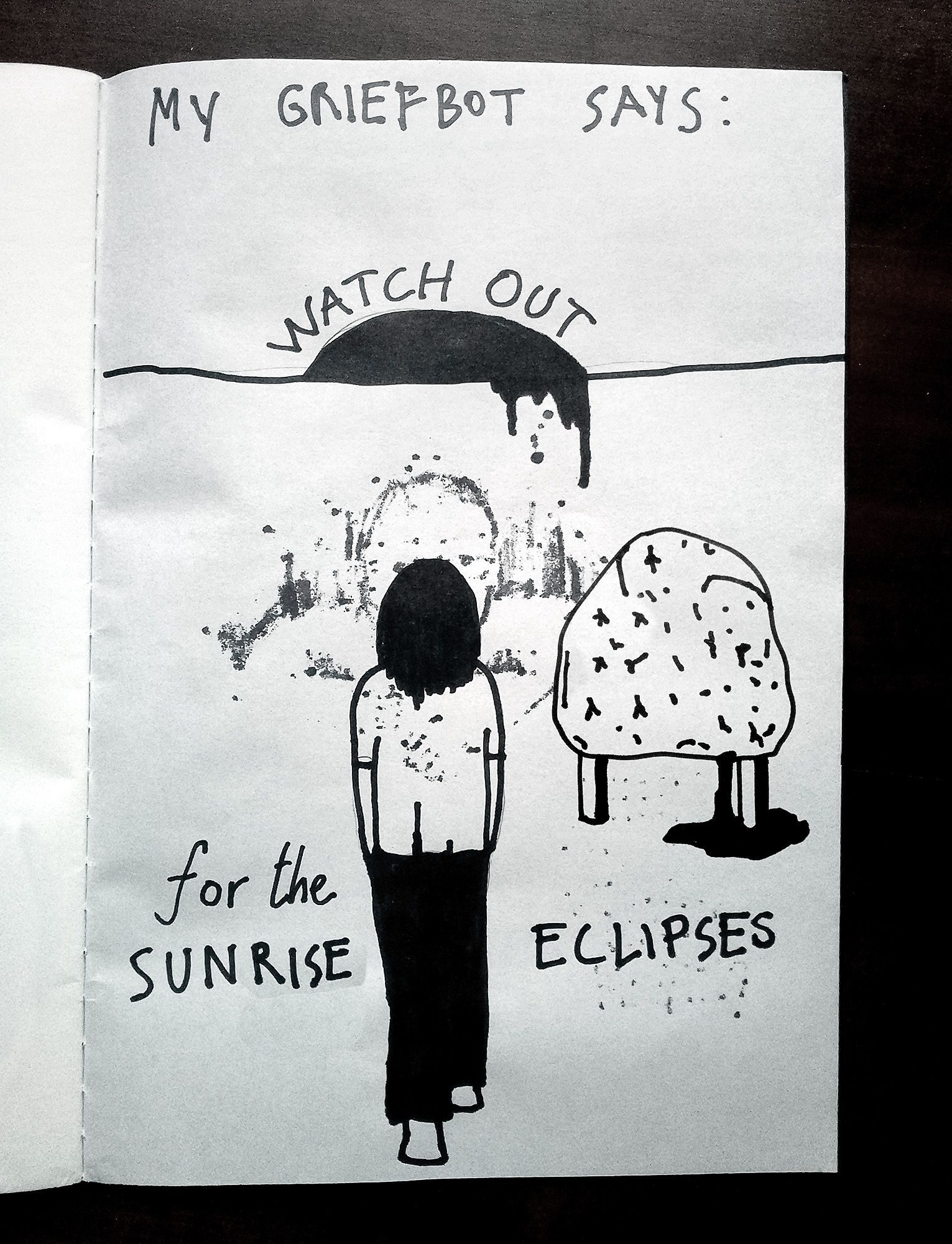 Drawing. Sharpie on paper