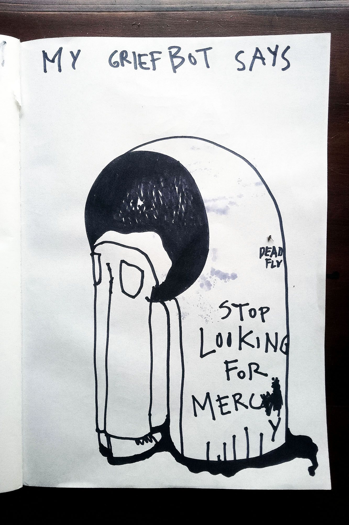 Drawing. Sharpie on paper