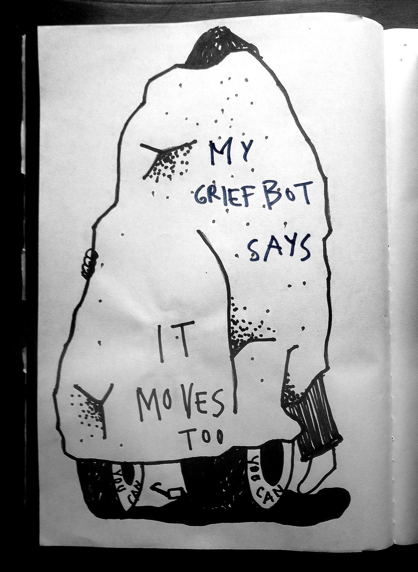 Drawing. Sharpie on paper