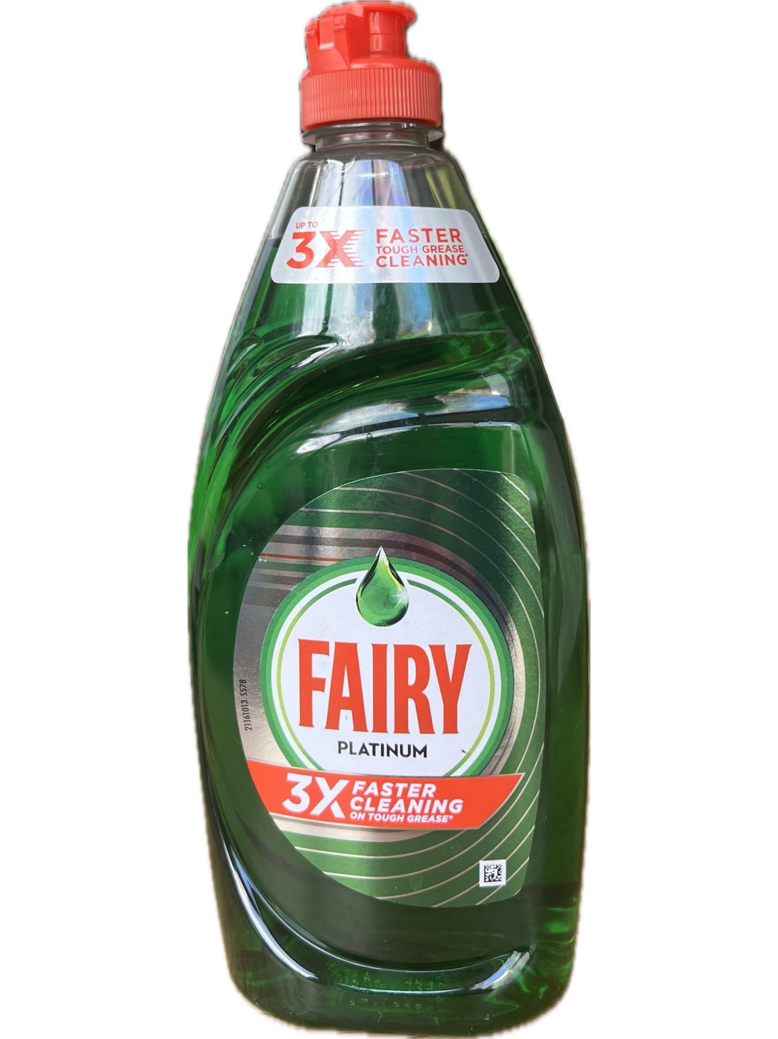 photo of a new full fairy liquid bottle