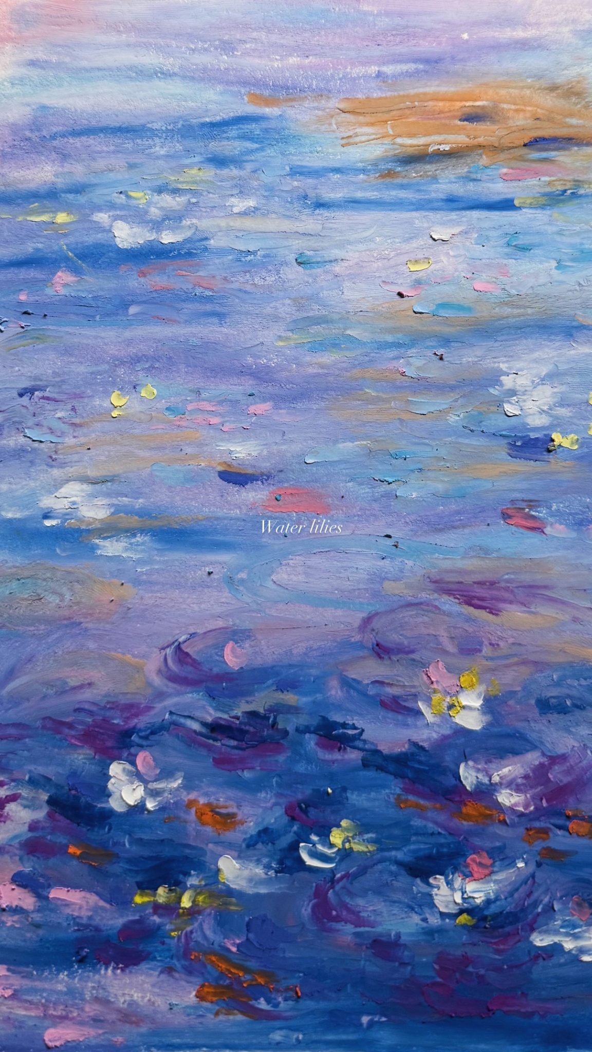 inspired by Monet water lily