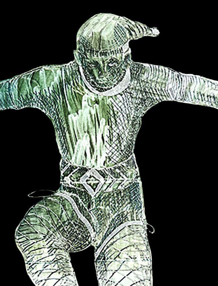 Etching on tetrapak carton with permanent marker and photoshop