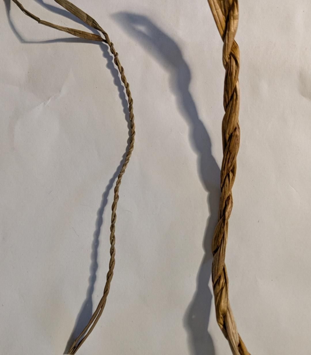 String made from plant fibres