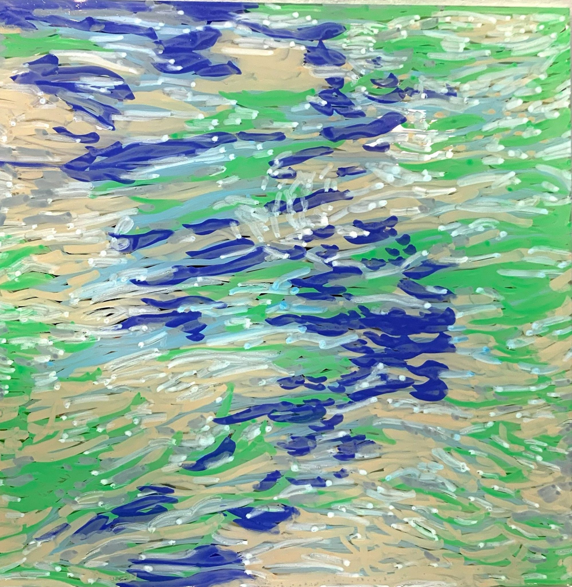 Blue Ribbon Crossing the River