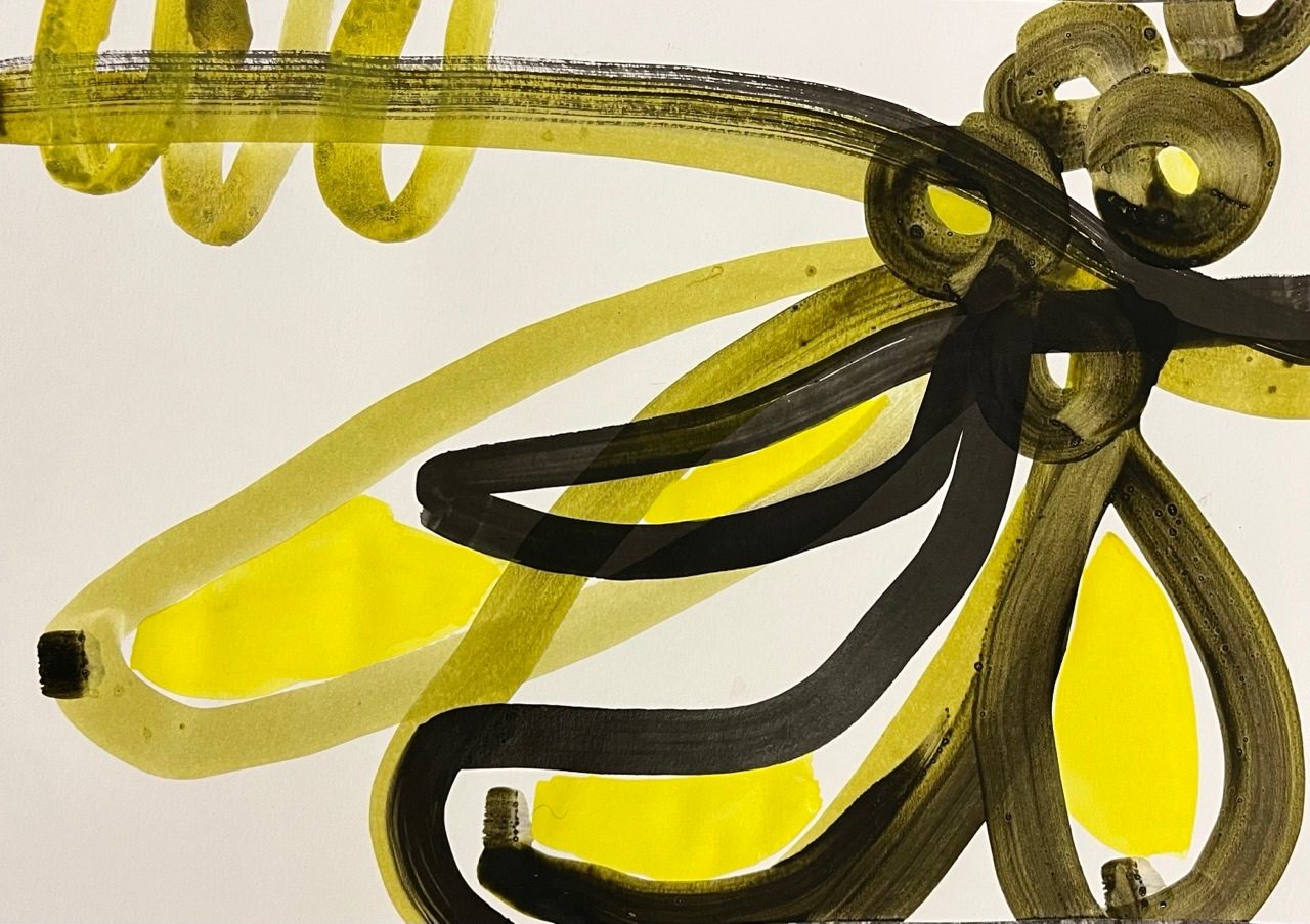 Decorative banana drawing