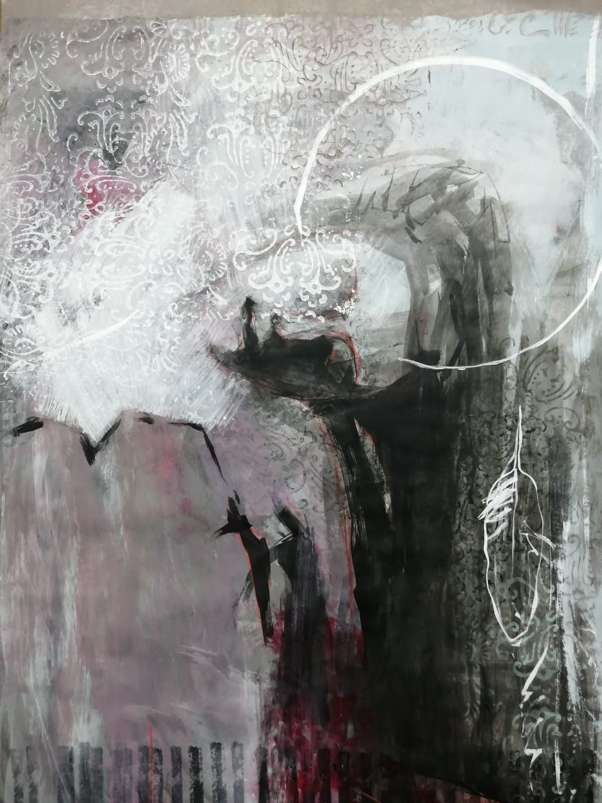 Frauenportrait schlafend