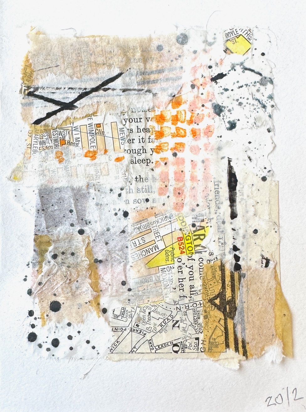 Mixed media collage